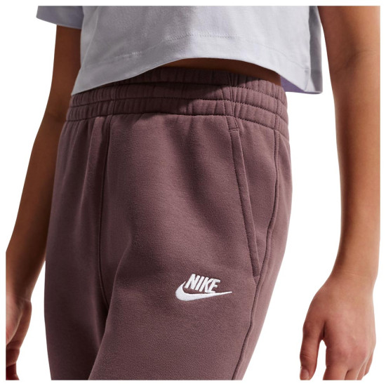 Nike Παιδικό παντελόνι φόρμας Sportswear Club Fleece High-Waisted Fitted Pants